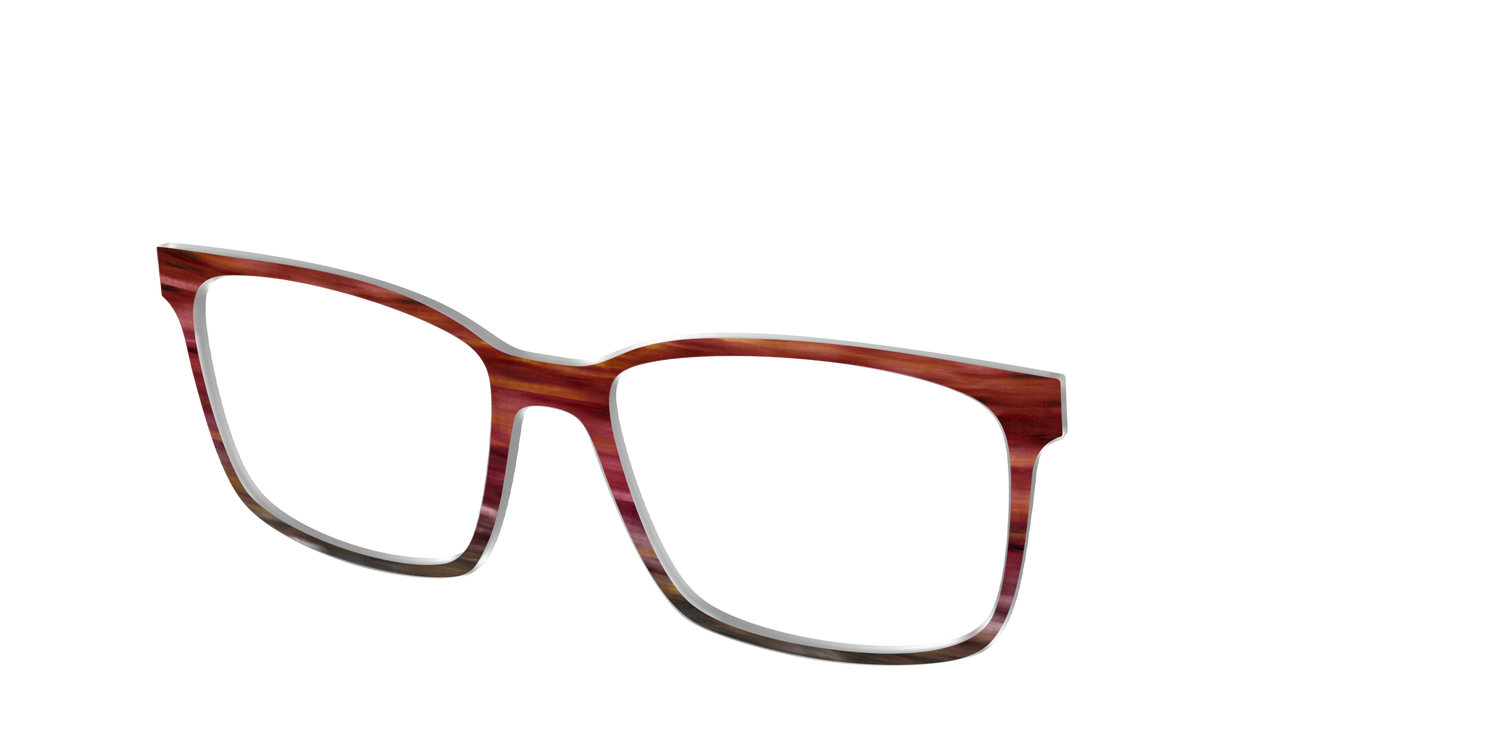 The Auburn Gradient Horn - Angle Top Image - Pair Eyewear
