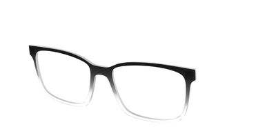 The Black Gradient Crystal - Angle Top Thumbnail - Pair Eyewear