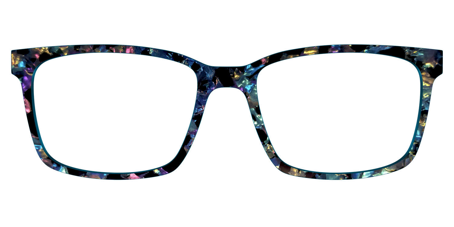 The Black Prismatic Pearl Tortoise - Lifestyle Kirby Top Image - Pair Eyewear