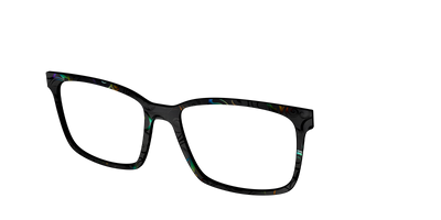 The Black Holographic Scrolls - Angle Top Thumbnail - Pair Eyewear
