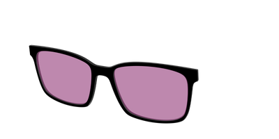 The Black with Pink Racquet Sport lens - Angle Top Thumbnail - Pair Eyewear