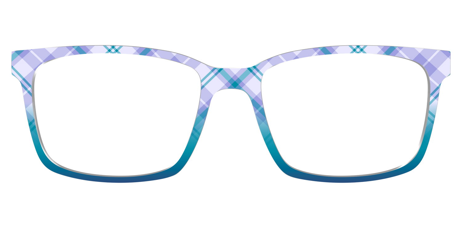 The Bluebell Plaid - Lifestyle Kirby Top Image - Pair Eyewear
