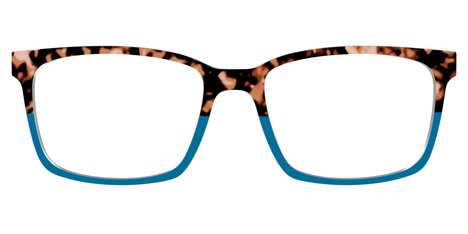 The Bondi Blue Tortoise Split - Lifestyle Kirby Top Image - Pair Eyewear