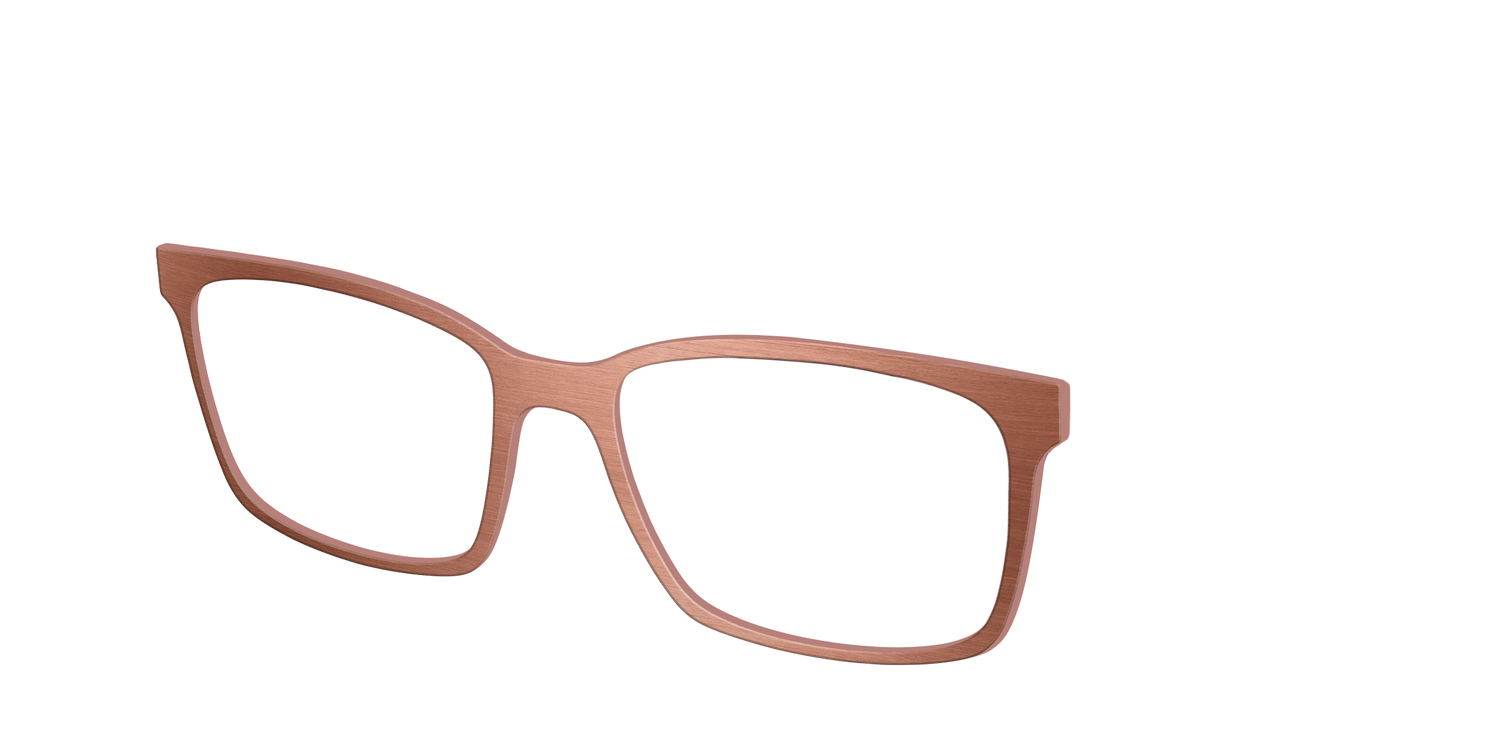The Brushed Champagne - Angle Top Image - Pair Eyewear