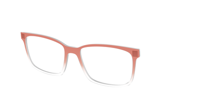 The Burnt Orange Gradient Crystal - Angle Top Thumbnail - Pair Eyewear