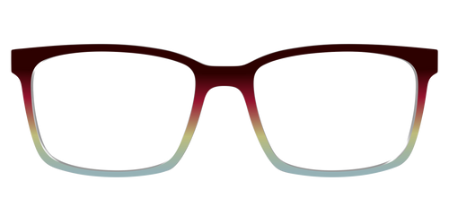 The Cherry to Frosted Mint Gradient - Kirby Top - Pair Eyewear