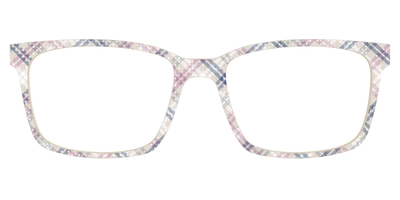 The Chiffon Plaid with Silver Foil Polka Dots - Front Top Thumbnail - Pair Eyewear