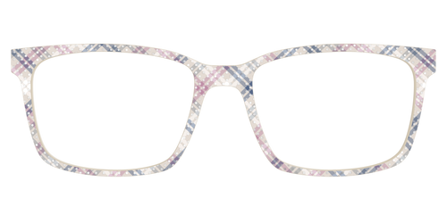 The Chiffon Plaid with Silver Foil Polka Dots - Kirby Top - Pair Eyewear