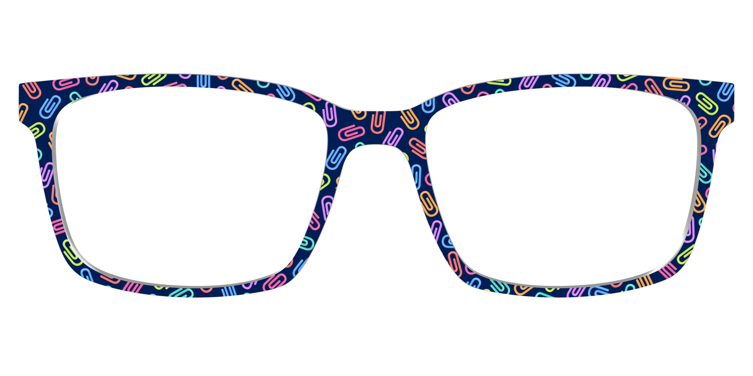 The Colorful Paper Clips - Lifestyle Kirby Top Image - Pair Eyewear