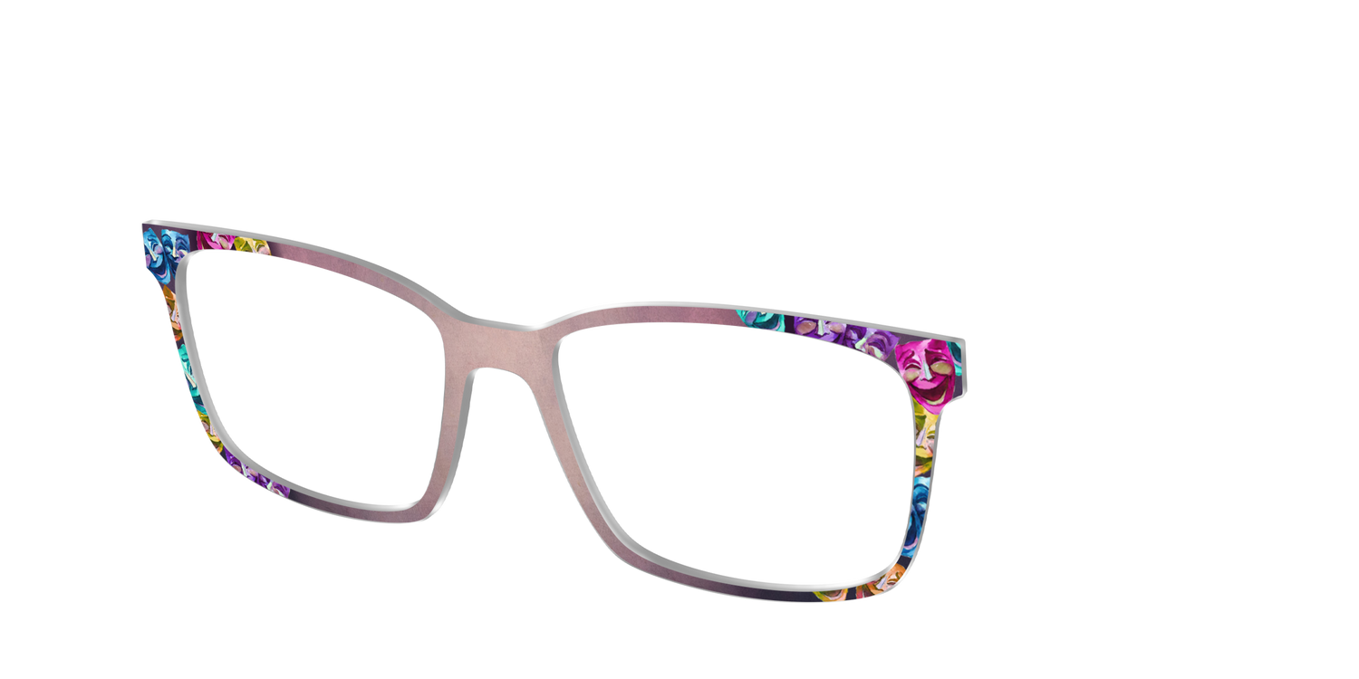 The Comedy Masks - Angle Top Image - Pair Eyewear