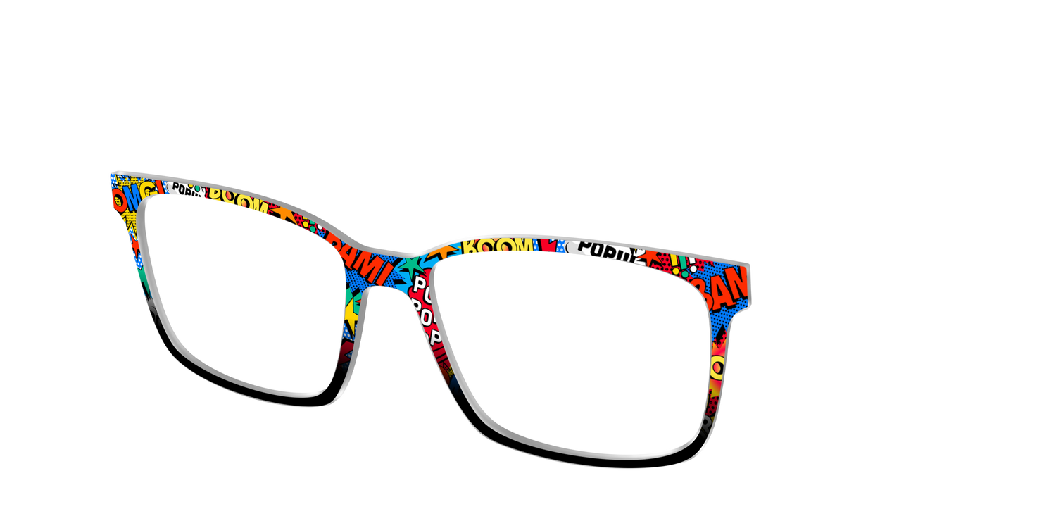 The Comic Strip - Angle Top Image - Pair Eyewear