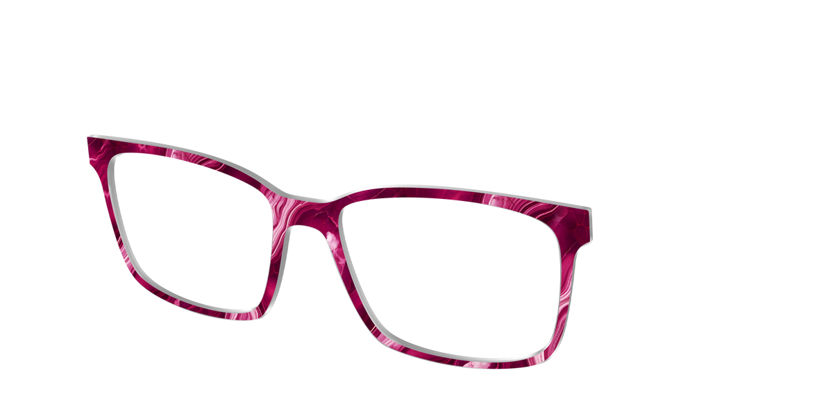 The Cranberry Marble - Angle Top Image - Pair Eyewear