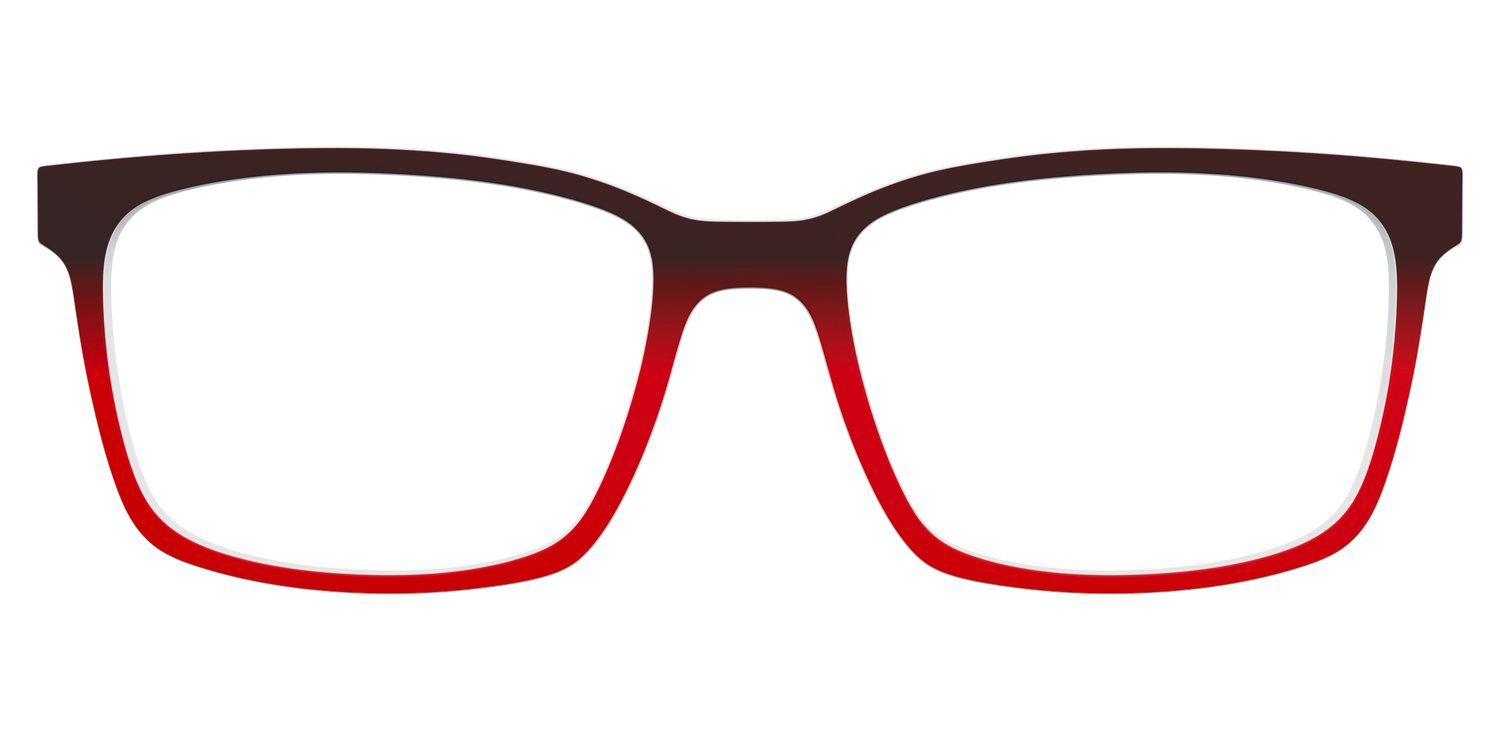 The Currant to Scarlet Red Gradient - Lifestyle Kirby Top Image - Pair Eyewear