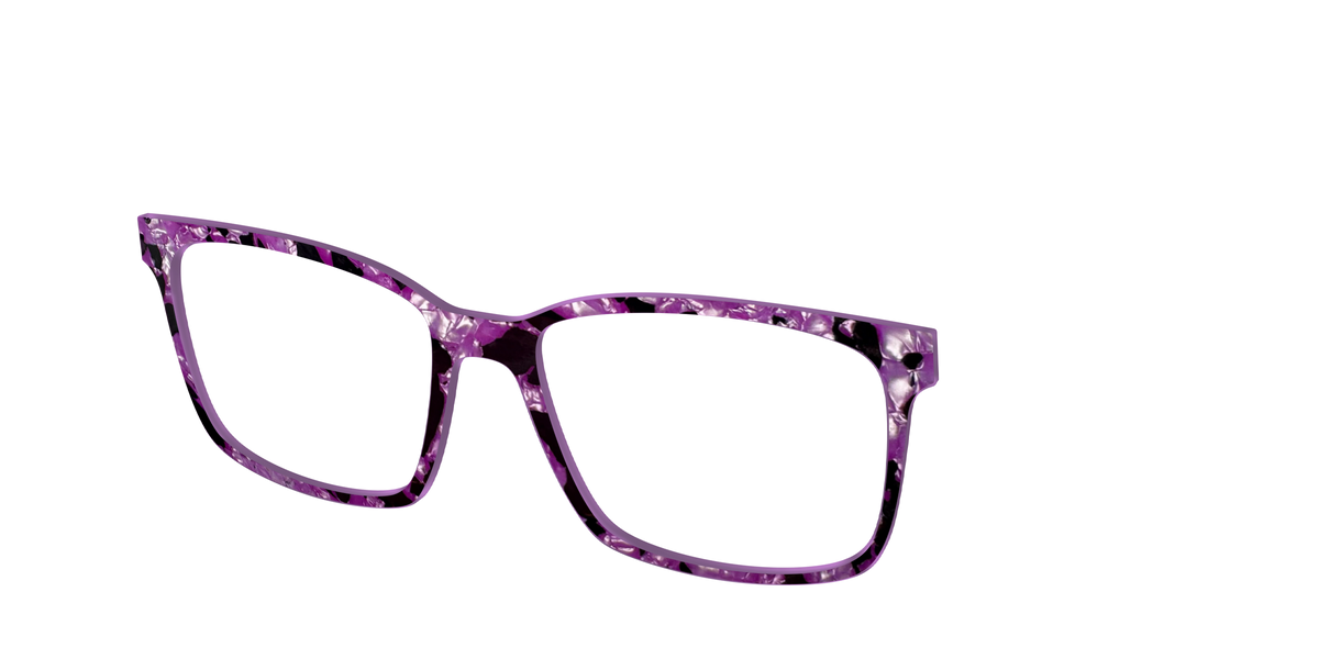 The Dark Orchid Pearl Tortoise - Angle Top Image - Pair Eyewear