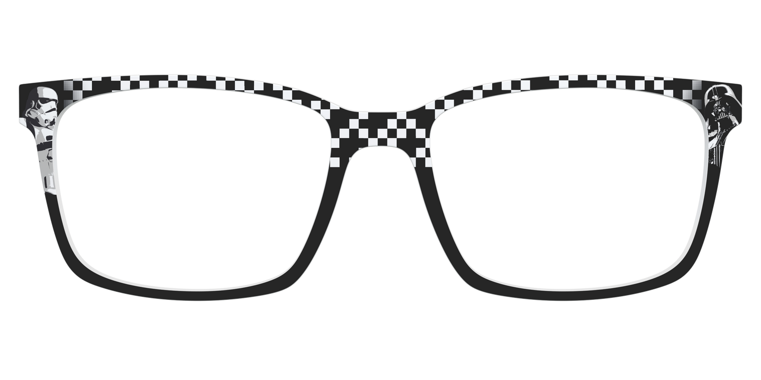 Dark Side Checker Split - Lifestyle Kirby Top Image - Pair Eyewear