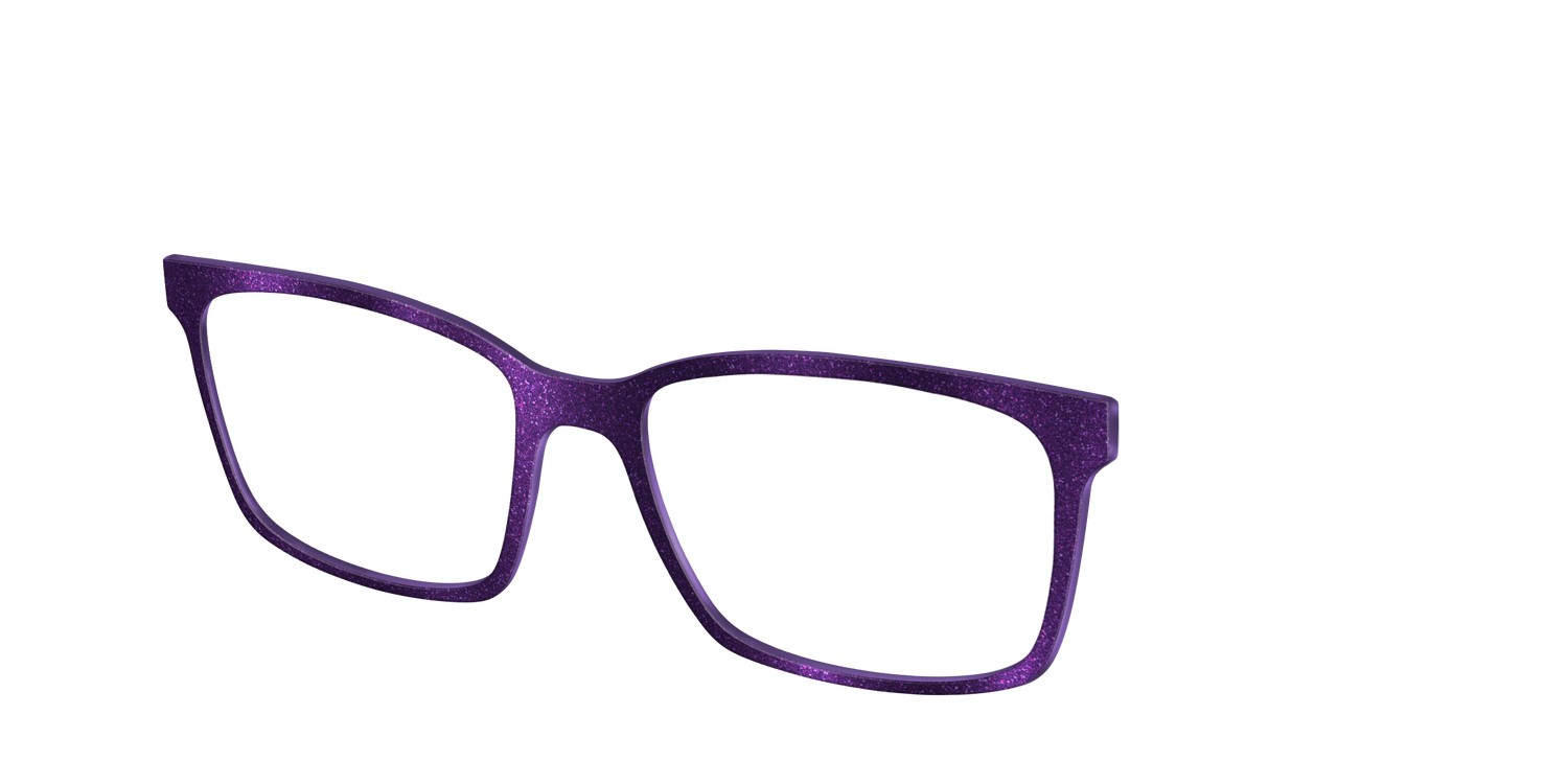 The Deep Purple Shimmer - Angle Top Image - Pair Eyewear