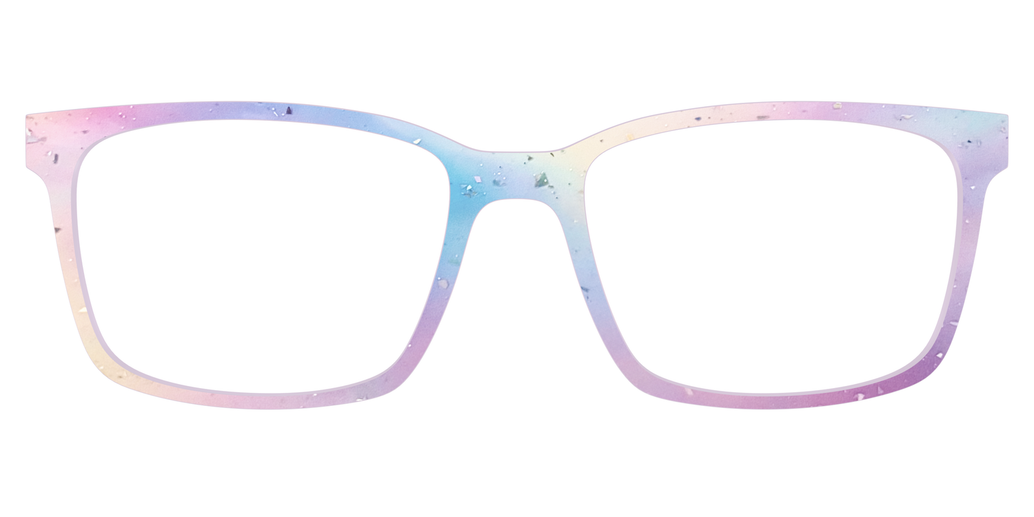The Dreamy Pastel with Holographic Glitter - Lifestyle Kirby Top Image - Pair Eyewear