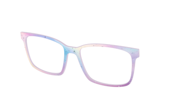 The Dreamy Pastel with Holographic Glitter - Angle Top Thumbnail - Pair Eyewear