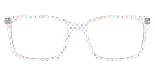 The Egg Polka Dot with Gold Foil Crystal - Kirby Top - Pair Eyewear