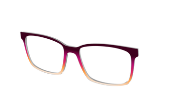 The Ember Gradient - Angle Top Thumbnail - Pair Eyewear