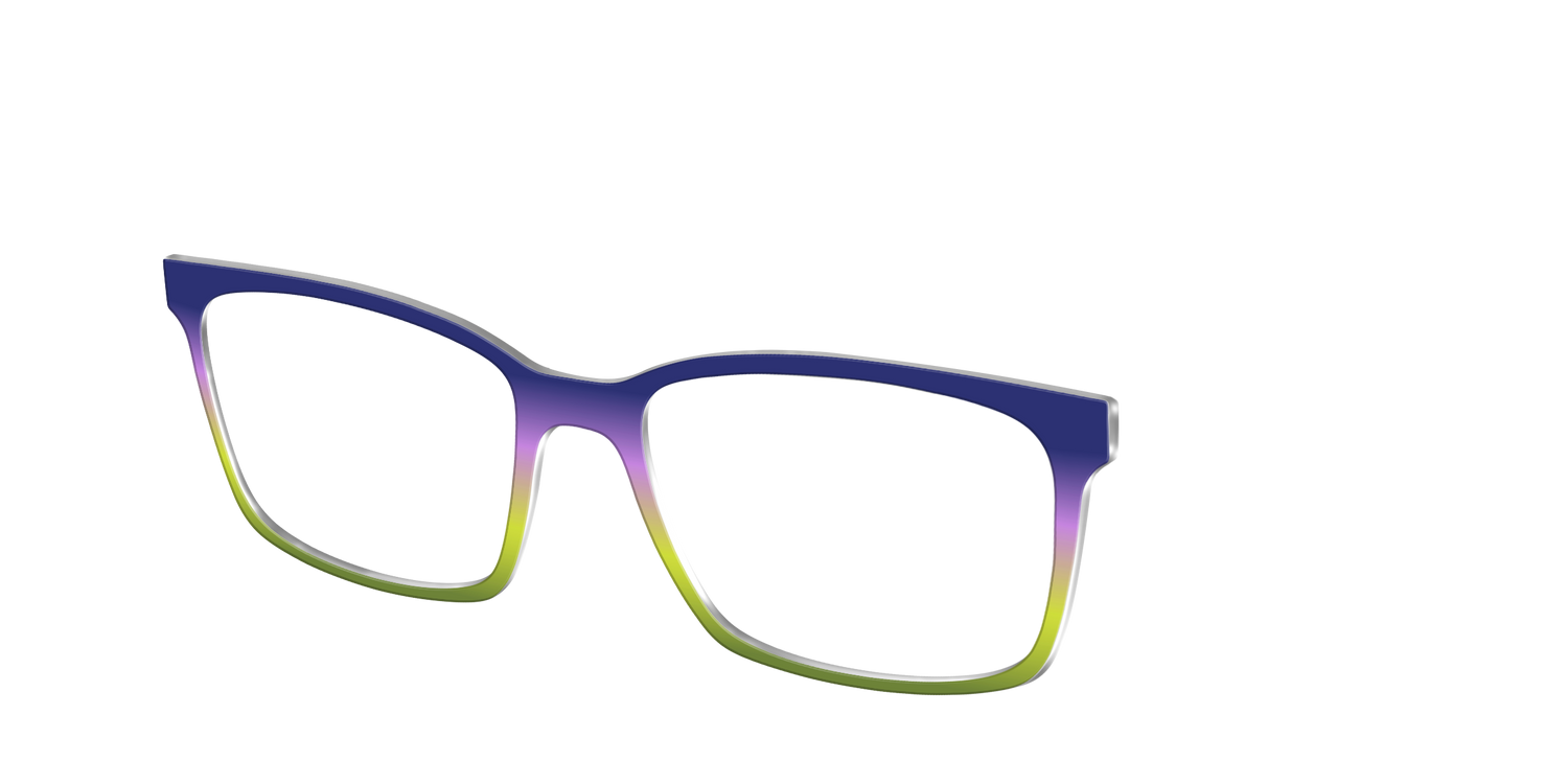 The Everglade Gradient - Angle Top Image - Pair Eyewear