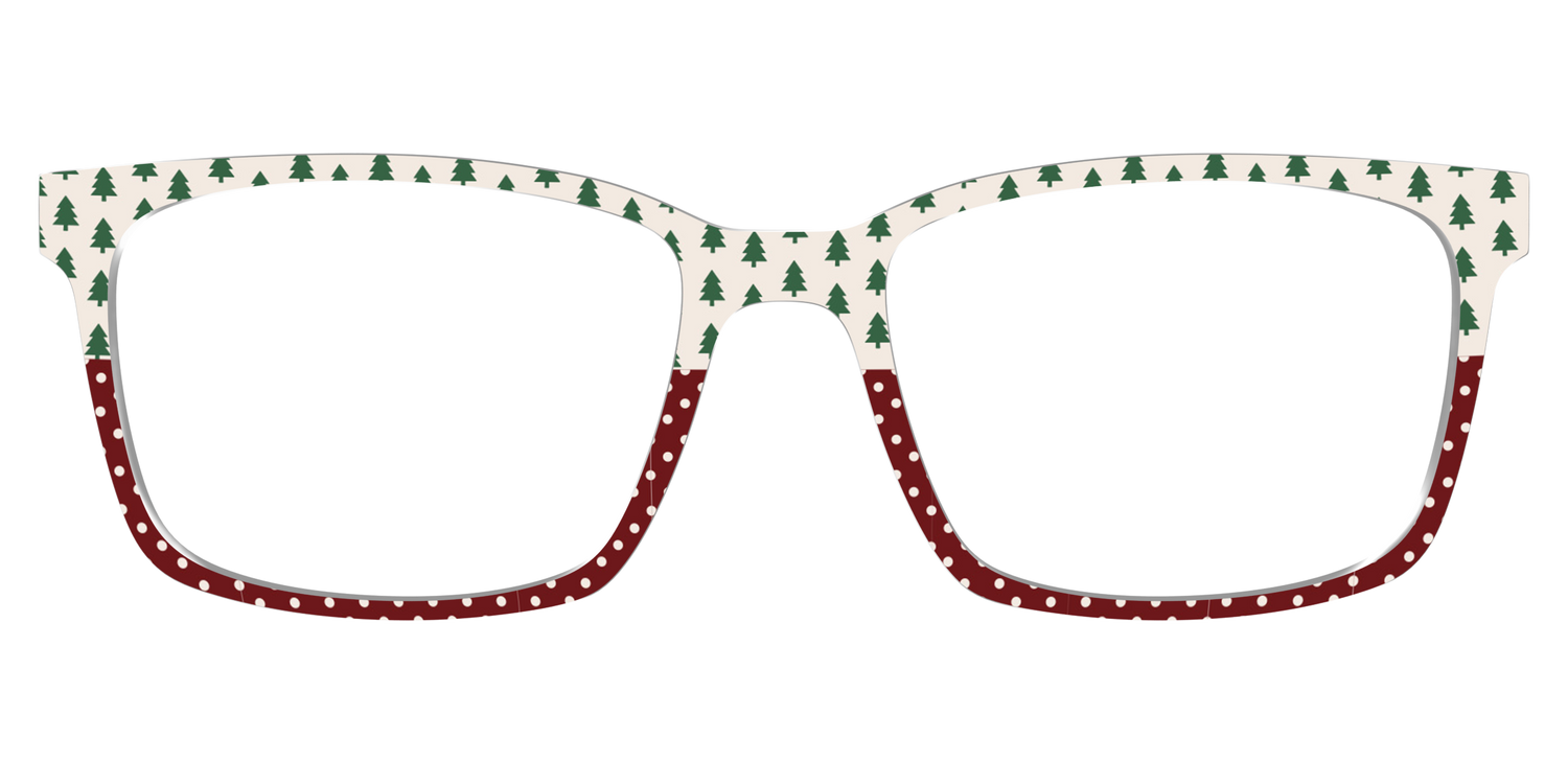 The Evergreen Pin Dot Split - Lifestyle Kirby Top Image - Pair Eyewear