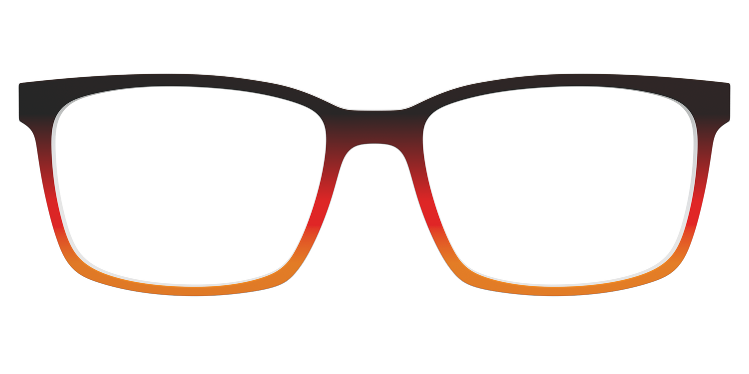 The Espresso to Pumpkin Gradient - Lifestyle Kirby Top Image - Pair Eyewear