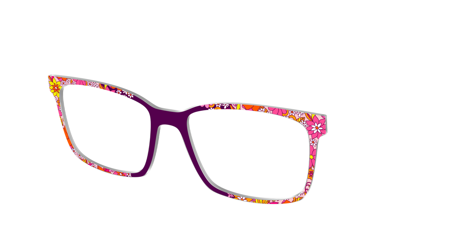 The Far Out Floral - Angle Top Image - Pair Eyewear