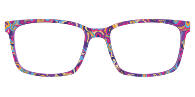 The Flower Power Paisley with Gold Foil - Front Top Thumbnail - Pair Eyewear