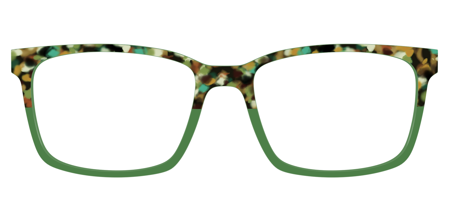 The Forest Tortoise Crystal Split - Lifestyle Kirby Top Image - Pair Eyewear