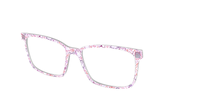 The Frightfully Fun Doodles Crystal - Angle Top Thumbnail - Pair Eyewear