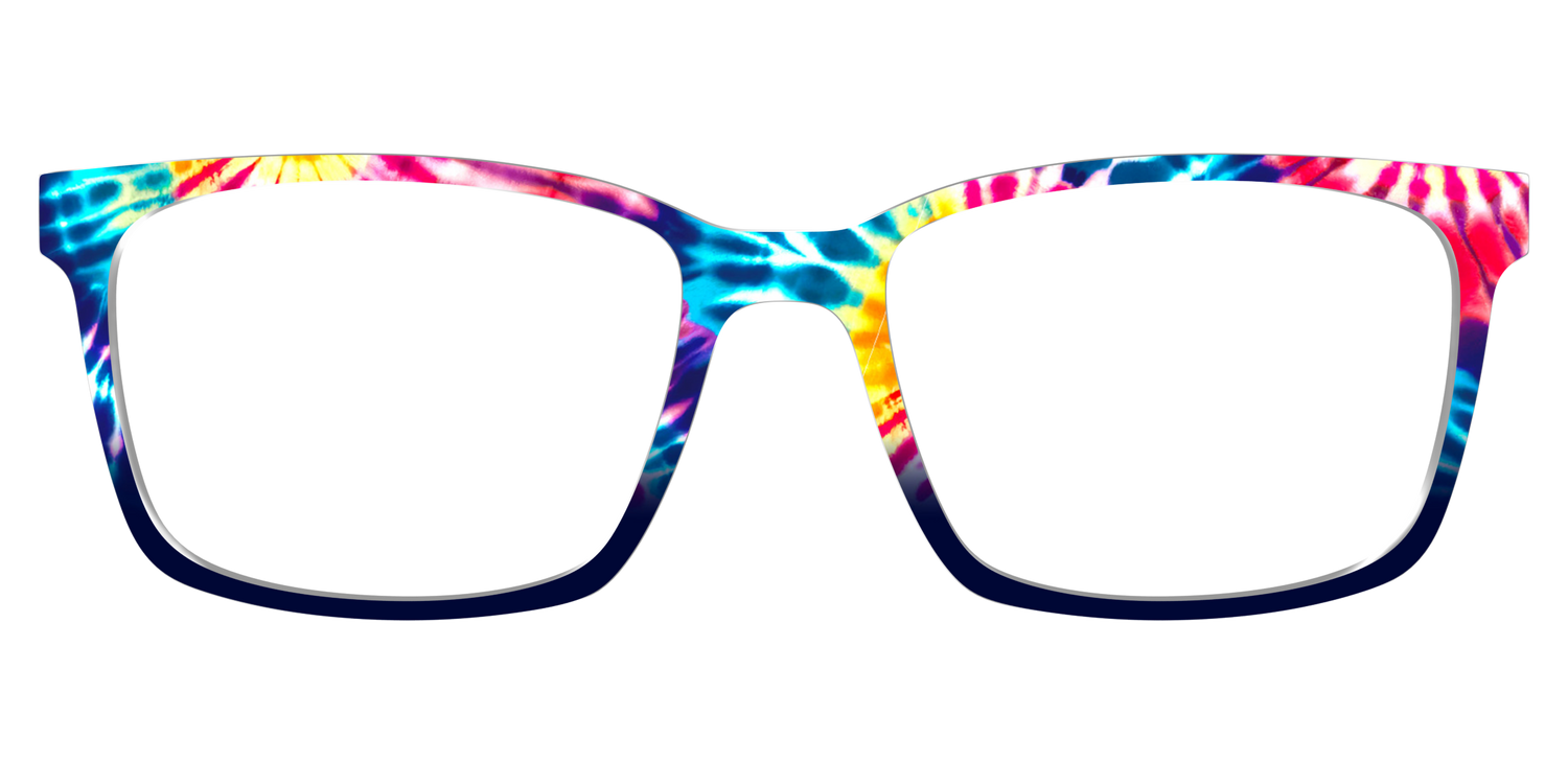 The Funky Tie-Dye - Lifestyle Kirby Top Image - Pair Eyewear