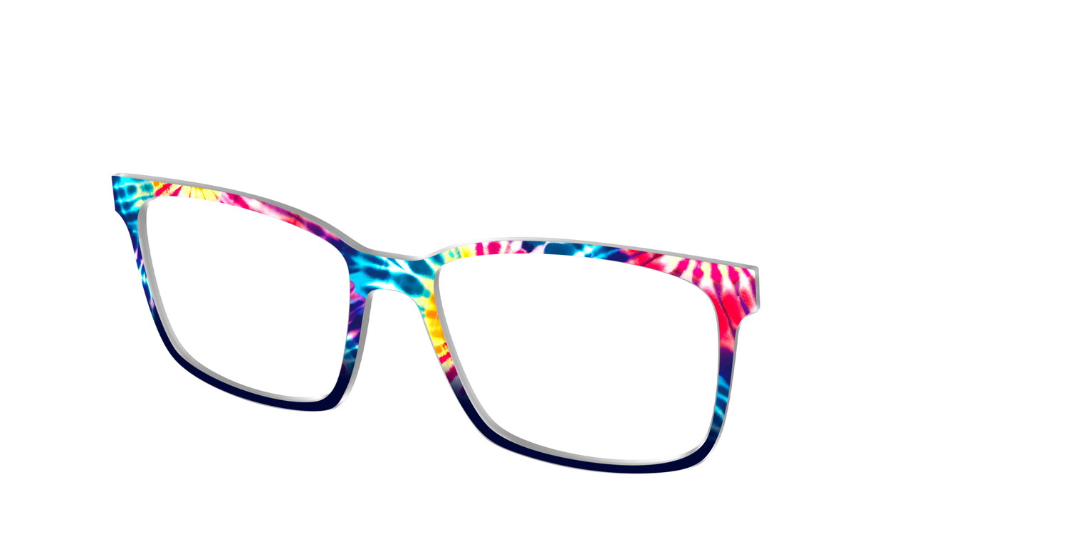 The Funky Tie-Dye - Angle Top Image - Pair Eyewear