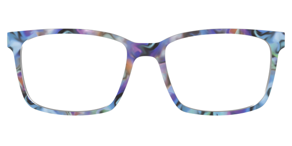 The Kirby - Violet Pearlized Gradient Acetate Rose Gold Metal