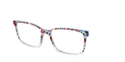The Graph Paper Floral - Angle Top Thumbnail - Pair Eyewear