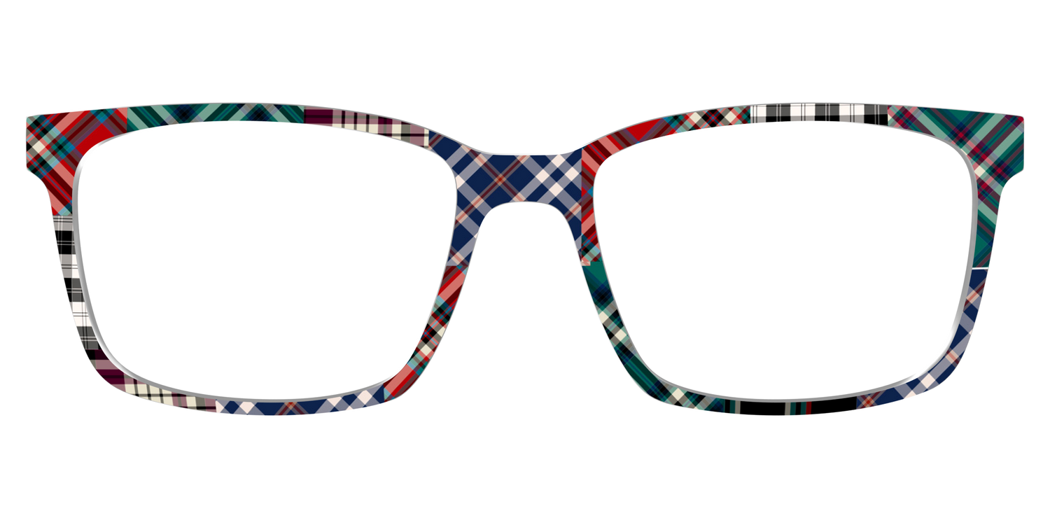 The Grunge Plaid Print Mix - Lifestyle Kirby Top Image - Pair Eyewear