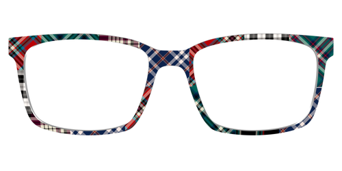 The Grunge Plaid Print Mix - Kirby Top - Pair Eyewear