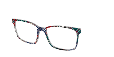The Grunge Plaid Print Mix - Angle Top Thumbnail - Pair Eyewear