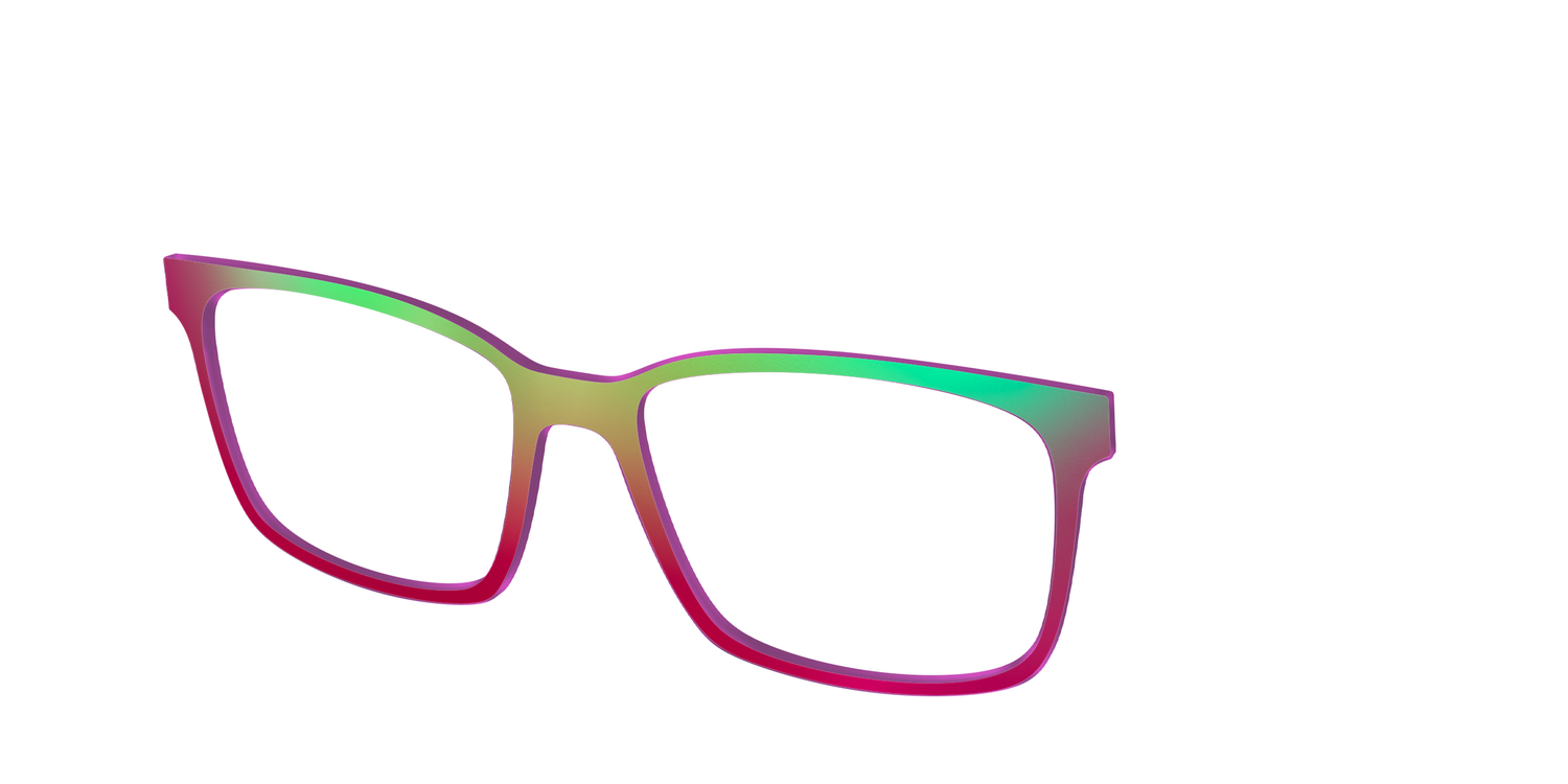 The Guava Ombre - Angle Top Image - Pair Eyewear