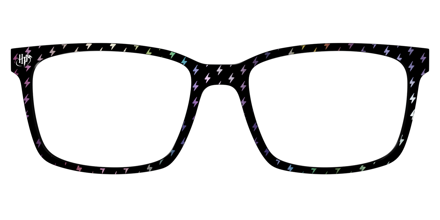 The Holographic Lightning Bolts - Lifestyle Kirby Top Image - Pair Eyewear