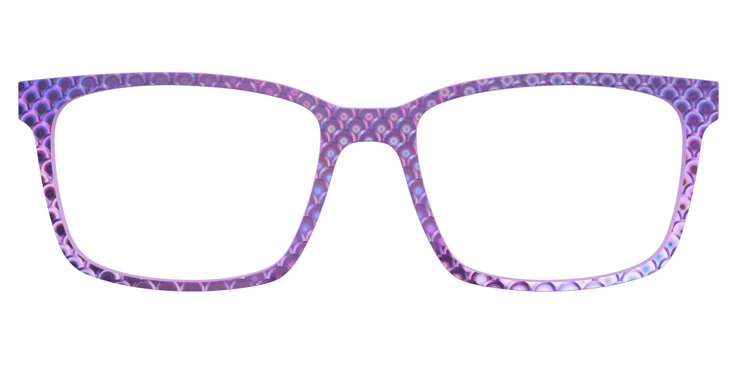The Holographic Violet Scales - Lifestyle Kirby Top Image - Pair Eyewear