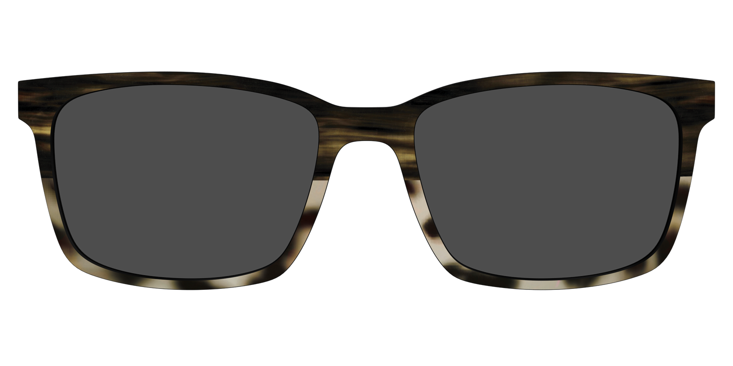 The Polarized Horn Tortoise Sun Top - Lifestyle Kirby Top Image - Pair Eyewear