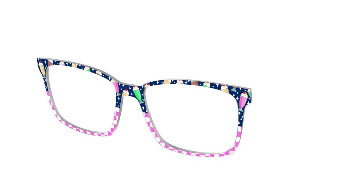 The Ice Cream Social Split - Angle Top Image - Pair Eyewear