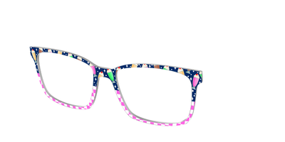The Ice Cream Social Split - Angle Top Thumbnail - Pair Eyewear