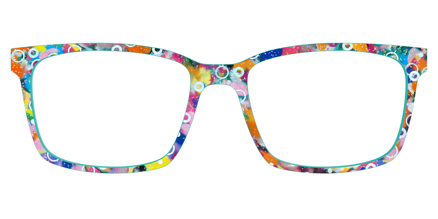 The Imaginative Tortoise with Bubble Glitter - Lifestyle Kirby Top Image - Pair Eyewear