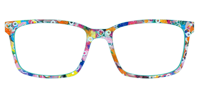 The Imaginative Tortoise with Bubble Glitter - Front Top Thumbnail - Pair Eyewear