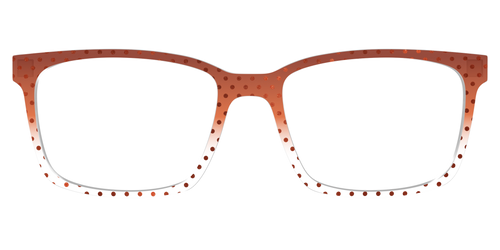 The Inferno Orange Gradient Crystal Polka Dots - Kirby Top - Pair Eyewear