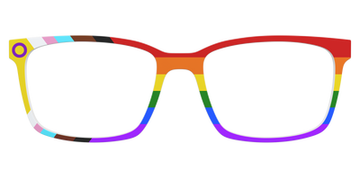 The Intersex Inclusive Pride Flag - Front Top Thumbnail - Pair Eyewear