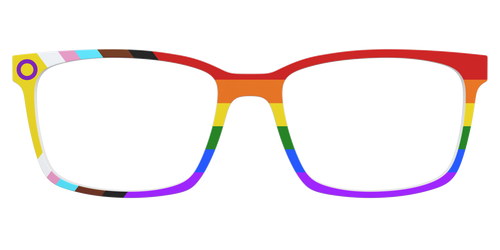 The Intersex Inclusive Pride Flag - Kirby Top - Pair Eyewear