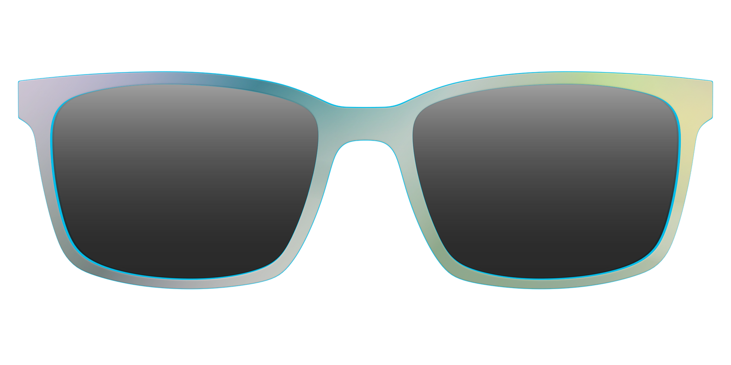 The Polarized Iridescent Sun Top - Lifestyle Kirby Top Image - Pair Eyewear